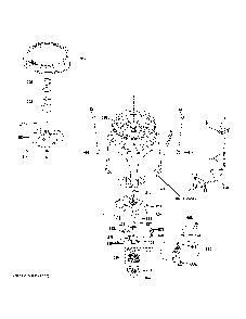 Tub And Motor Diagram and Parts List for PTW905BPT0RS  General Electric Washer