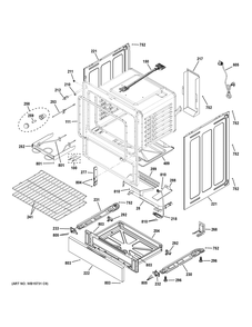 Part Location Diagram of WB10X47306 GE LATCH ASSEMBLY