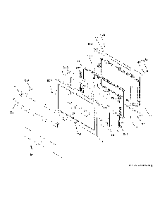Lower Door Diagram and Parts List for JKD5000DN2BB  General Electric Wall Oven