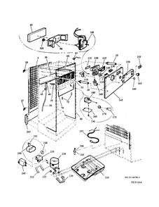 Part Location Diagram of D22905-3170 GE RELAY