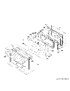 Door Assembly Diagram and Parts List for ZGP366NT1SS  General Electric Range