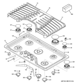 Part Location Diagram of 31-10955 GE Installation instructions