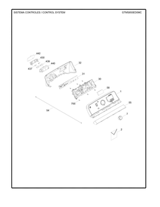 Control System Diagram and Parts List for GTMX100ED4WW  General Electric Refrigerator