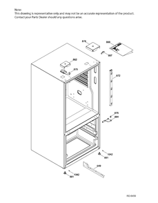 Part Location Diagram of WR03F04551 GE PLUG BUTTON