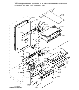 Part Location Diagram of WR13X10979 GE PANEL HOLDER COVER