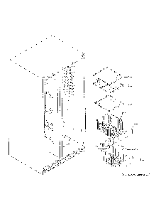 Freezer shelves Diagram and Parts List for GZS22IMNRHES  General Electric Refrigerator