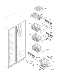 Part Location Diagram of WR01F00317 GE CHECK VALVE Assembly