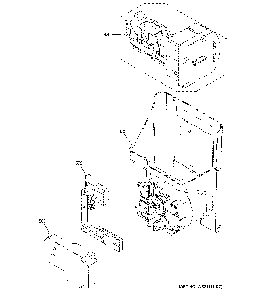 Ice Maker And Dispenser Diagram and Parts List for GYE18JYLBFFS  General Electric Refrigerator