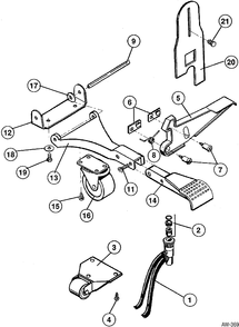 WRAPPER & HOSE Diagram and Parts List for GW7100KW129  General Electric Washer