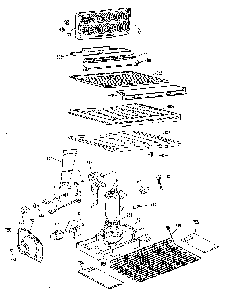 Unit Parts Diagram and Parts List for TBX18BKE  General Electric Refrigerator
