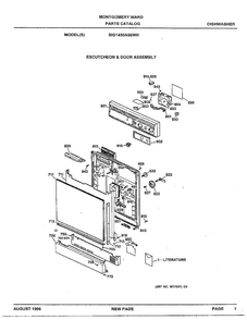 Part Location Diagram of 49-5768 GE Manual use and care
