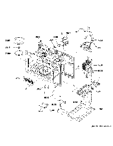 Interior parts 1 Diagram and Parts List for JVM6172SK5SS  General Electric Microwave
