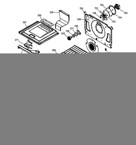 Part Location Diagram of WB34X42148 GE DEFLECTOR OVEN
