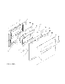 Lower Door Diagram and Parts List for JRP28SK5SS  General Electric Wall Oven