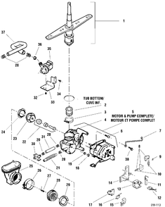 Part Location Diagram of WD19X57 GE DISCONTINUED
