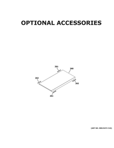 Part Location Diagram of WB02X39563 GE PAD COVER