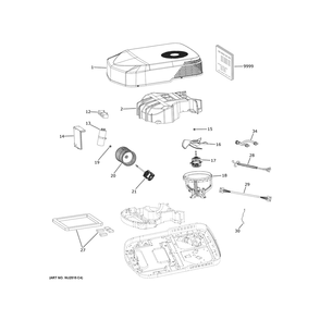 Room Air Conditioner Diagram and Parts List for PLC15XAHBH2  General Electric Air Conditioner