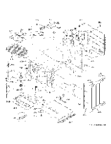 Lower Oven Diagram and Parts List for PS960YP4FS  General Electric Range