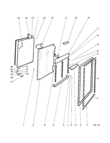 Part Location Diagram of WR71M616 GE NO LONGER AVAILABLE
