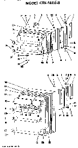 Doors Diagram and Parts List for CTX18EGB  Hotpoint Refrigerator