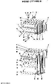 Doors Diagram and Parts List for CTF14AGB  Hotpoint Refrigerator