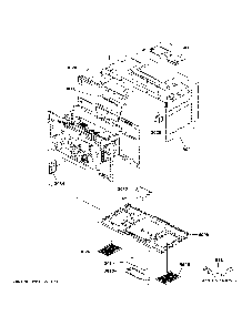 Oven cavity parts Diagram and Parts List for PVM9215SK6SS  General Electric Microwave