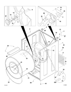 Part Location Diagram of WG04L02437 GE PANEL