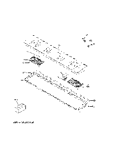 Control Panel Diagram and Parts List for CES700M2N4S5  General Electric Range