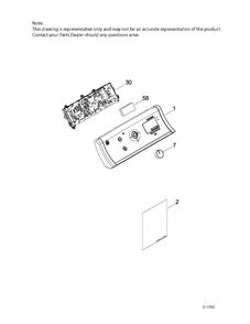 CONTROL SYSTEM Diagram and Parts List for GTD86ESMJ0MC  General Electric Dryer