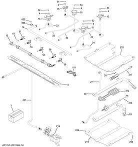 Part Location Diagram of 31-17174 GE Manual
