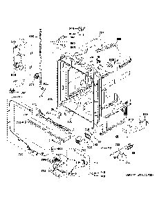 Body Parts Diagram and Parts List for DDT700SBN4TS  General Electric Dishwasher
