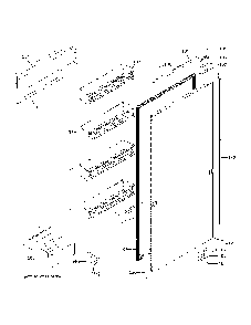 Door Diagram and Parts List for ZIR301NBRAII  General Electric Refrigerator
