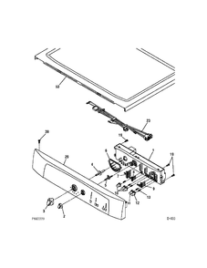 CONTROLS Diagram and Parts List for PSXH47EF00WW  General Electric Dryer