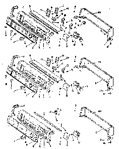 Backsplash Asm. Diagram and Parts List for DDE058DGAL  General Electric Dryer
