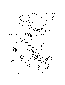Control Panel And Cooktop Diagram and Parts List for ZHU36RDT1BB  General Electric Cooktop