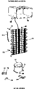 Unit Parts Diagram and Parts List for SSD11CCBRWH  Hotpoint Refrigerator