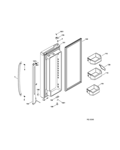 Part Location Diagram of WG03F05938 GE Clamp