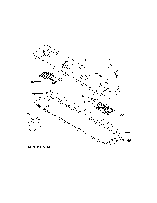 Control Panel Diagram and Parts List for PS960YP2FS  General Electric Range