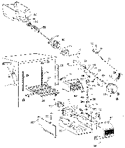 Ice Bucket Assembly Diagram and Parts List for TBX25RLE  General Electric Refrigerator