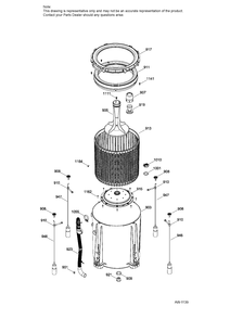 TUB WASHER Diagram and Parts List for GUD24ESMJ0WW  General Electric Dryer
