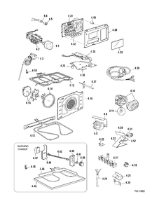 Part Location Diagram of DEL073078 GE Control lamp