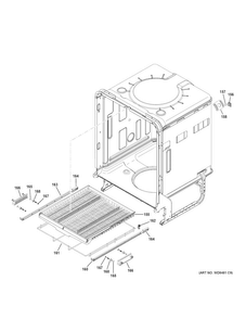 Body Parts Diagram and Parts List for DDT595SMJ0ES  General Electric Dishwasher