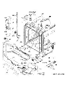 Body Parts Diagram and Parts List for CDT805P2N4S1  General Electric Dishwasher