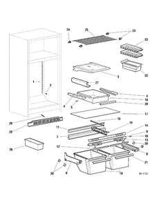 Part Location Diagram of WG03L03983 GE KICK PANEL BQ