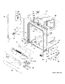 Body Parts Diagram and Parts List for GDT605PMM6ES  General Electric Dishwasher