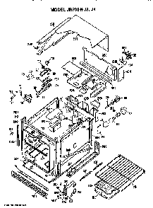 Part Location Diagram of WB7X519 GE DISCONTINUED