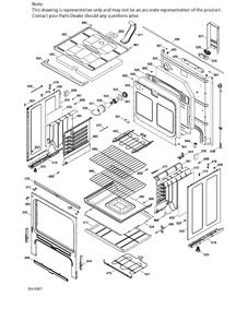 Part Location Diagram of WS01F02112 GE GUARD INSULATION