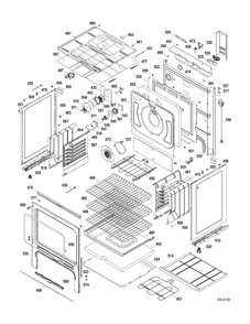 Part Location Diagram of WS01L03944 GE TRIM CONTROL (White)