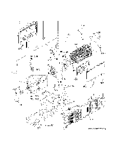 Machine Compartment Diagram and Parts List for GFD28GELLDS  General Electric Refrigerator