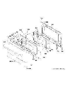 Lower Door Diagram and Parts List for PGS960YP2FS  General Electric Range